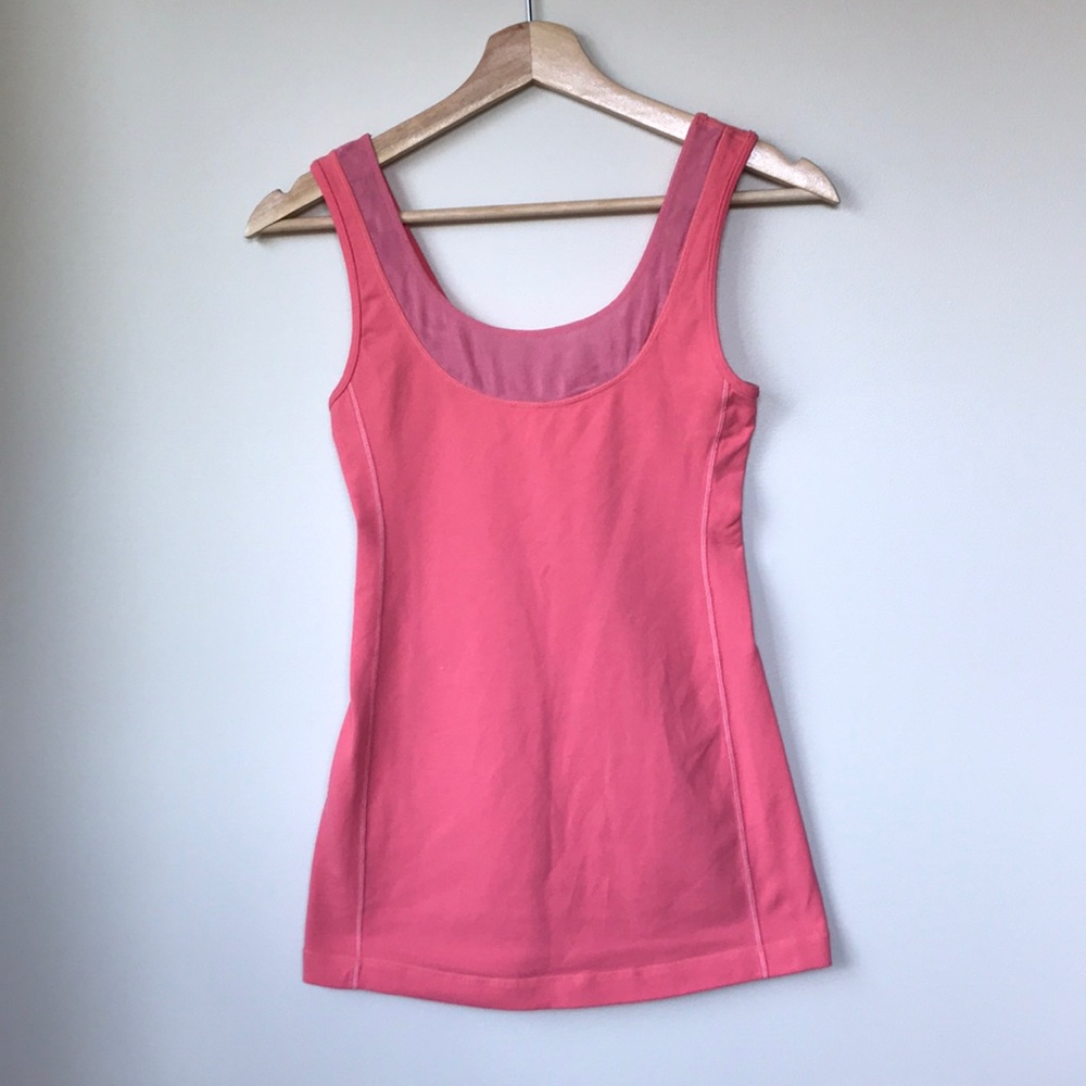 Coral Lululemon tank